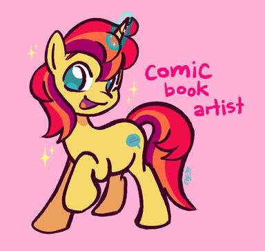 Sketchy Flat Colored Full-body