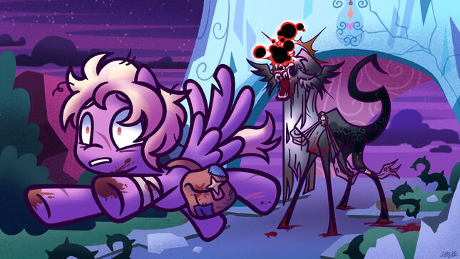 Fully Colored &amp; Shaded Full-body with Background